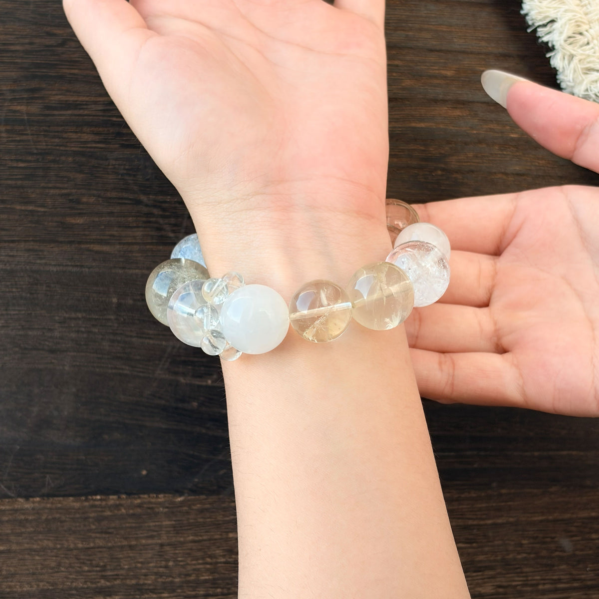 Natural Multi-Gemstone Bracelet | Abundance, Clarity & Balance | Inspired by Eastern Wisdom