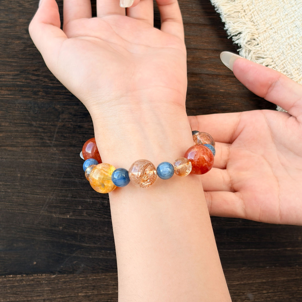 Natural Multi-Gemstone Bracelet | Confidence, Harmony & Positive Energy | Inspired by Eastern Wisdom