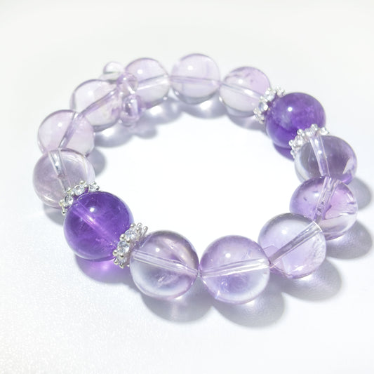 Natural Amethyst Bracelet | Intuition & Inner Peace | Inspired by Eastern Wisdom