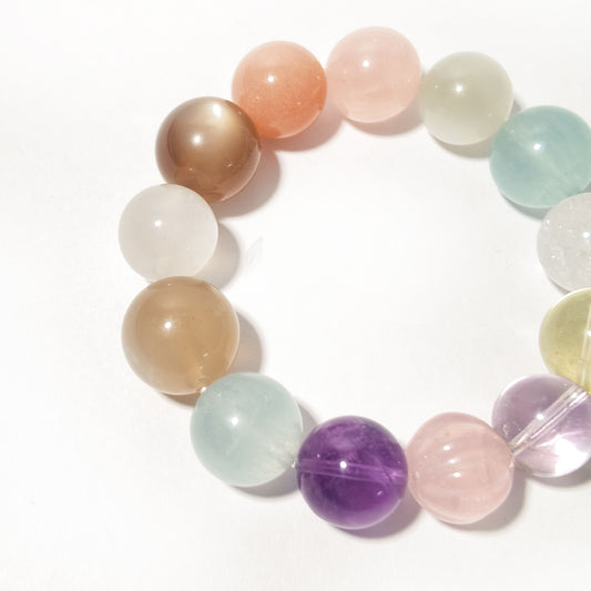 Seven Chakra Multi-Gemstone Bracelet | Energy Balance & Inner Harmony | Inspired by Eastern Wisdom
