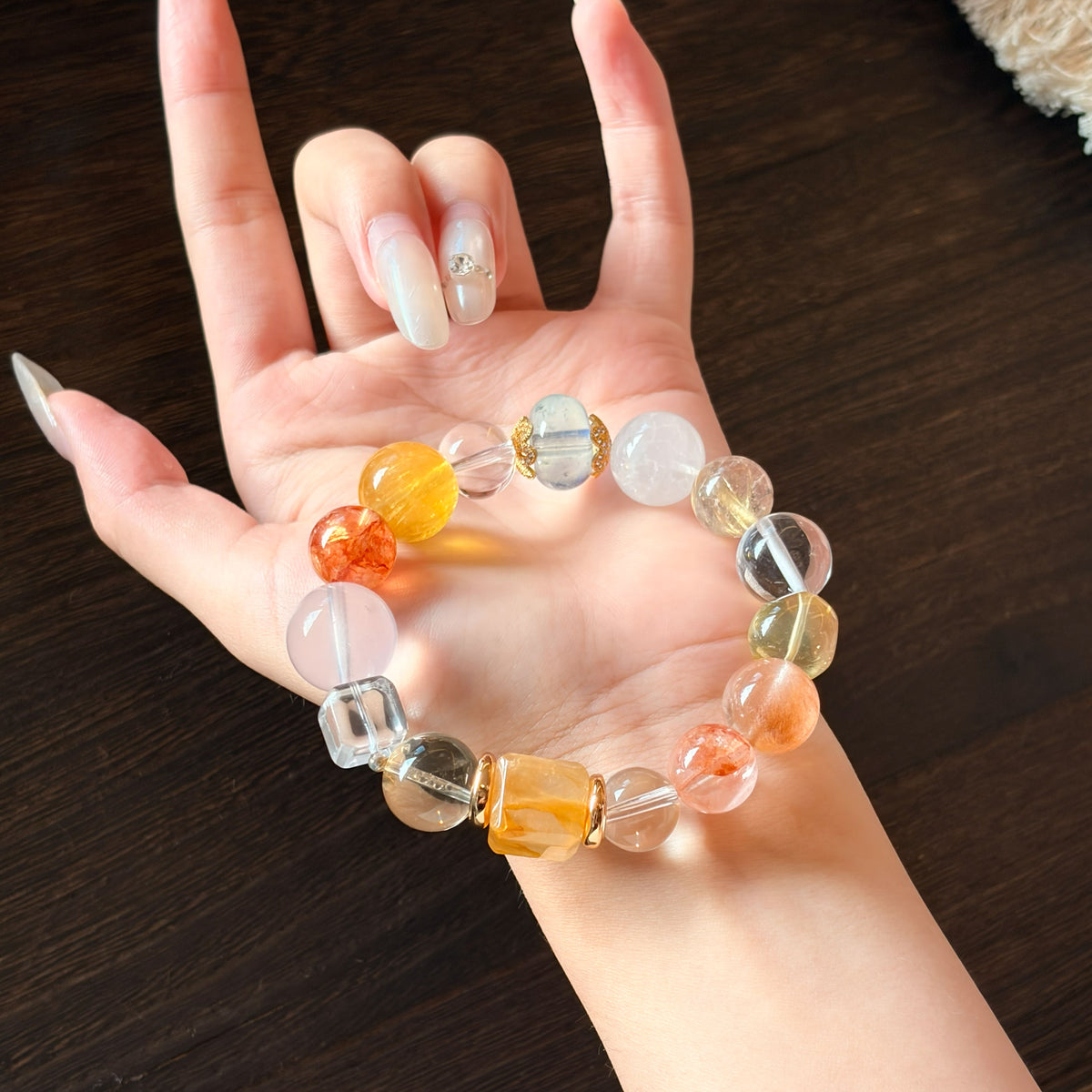Natural Multi-Gem Crystal Bracelet | Love, Prosperity & Harmony | Inspired by Eastern Wisdom
