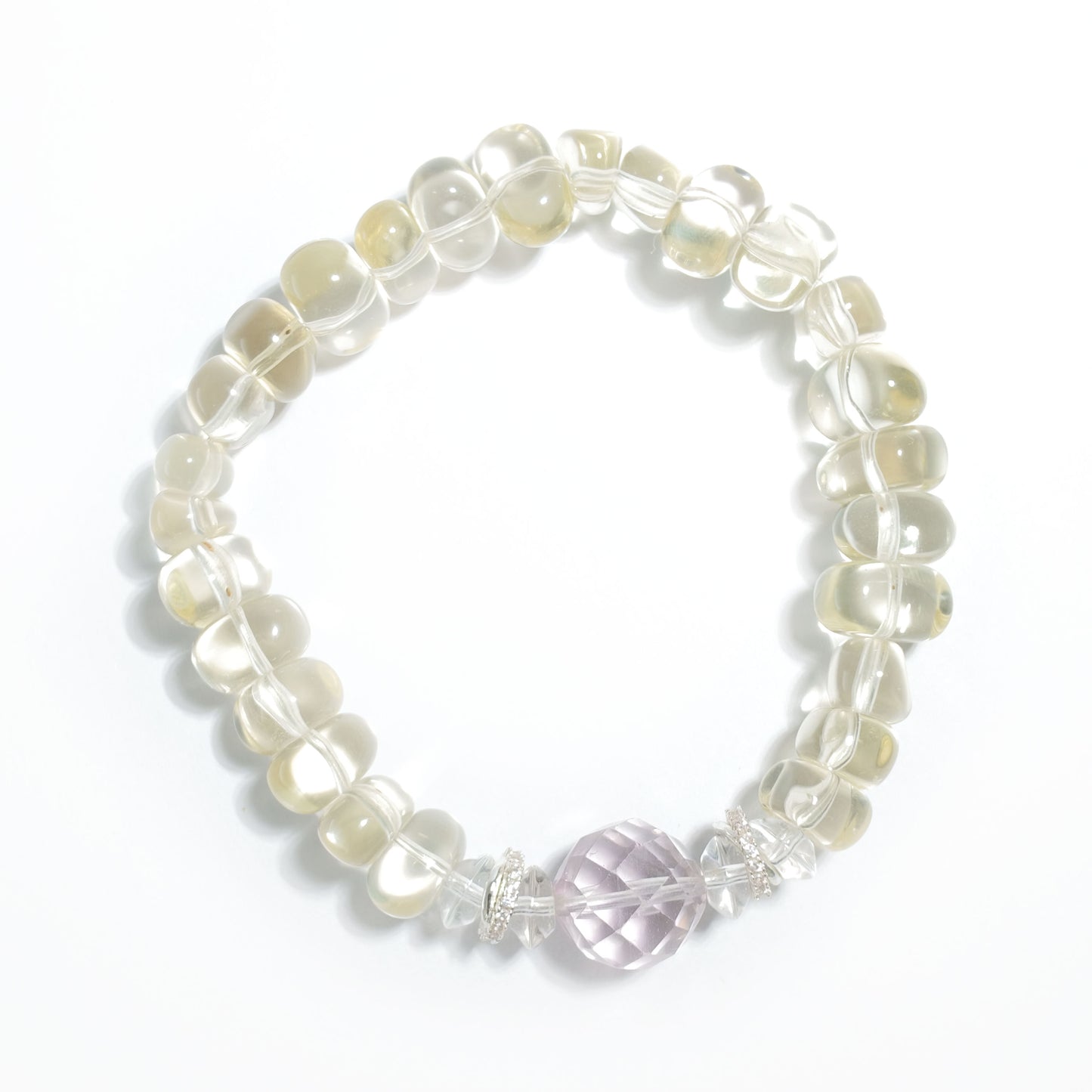 Natural Citrine & Amethyst Bracelet | Abundance, Wisdom & Positive Energy | Inspired by Eastern Wisdom
