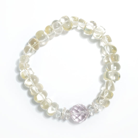 Natural Citrine & Amethyst Bracelet | Abundance, Wisdom & Positive Energy | Inspired by Eastern Wisdom