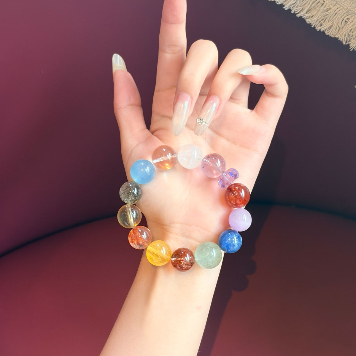 Natural Balance Multi-Gem Crystal Bracelet | Harmony, Balance & Positive Energy | Inspired by Eastern Wisdom