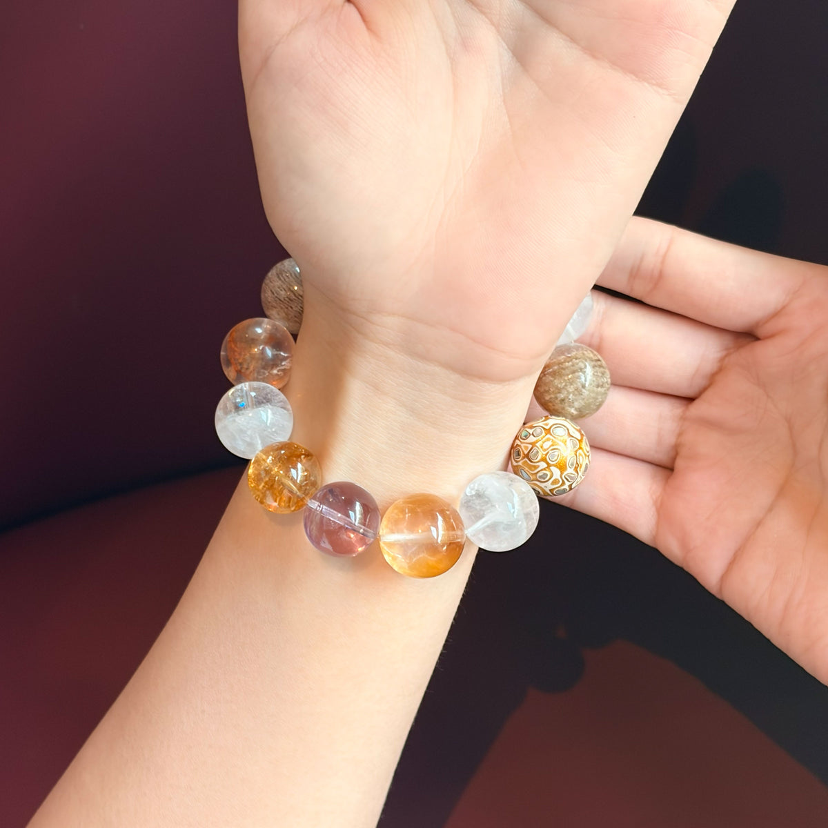 Natural Multi-Gem Crystal Bracelet | Creativity, Harmony & Positive Energy | Inspired by Eastern Wisdom