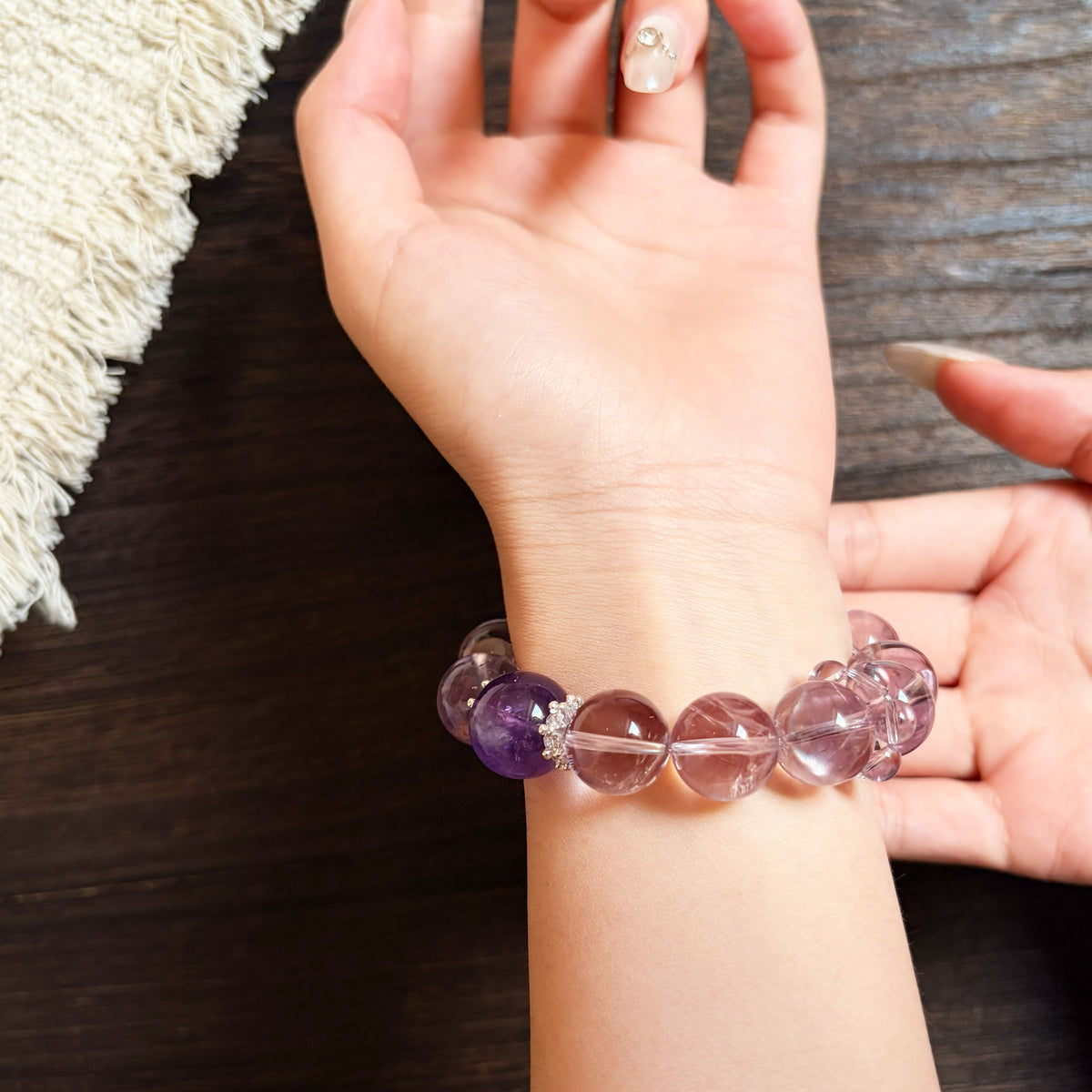 Natural Amethyst Bracelet | Intuition & Inner Peace | Inspired by Eastern Wisdom