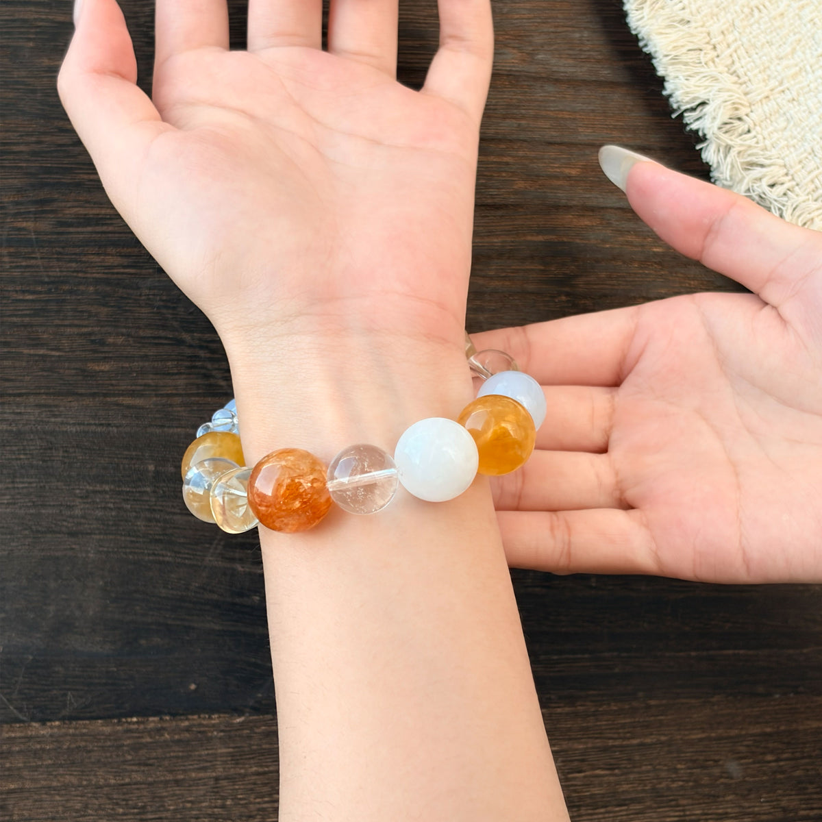 Natural Fortune Gathering Multi-Gemstone Bracelet | Abundance, Harmony & Positive Energy | Inspired by Eastern Wisdom