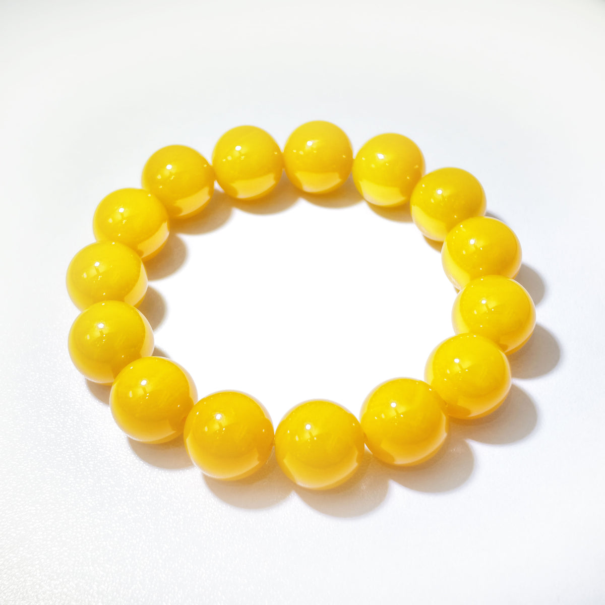 Natural Yellow Chalcedony Crystal Bracelet – Confidence, Joy & Positive Energy Inspired by Eastern Wisdom