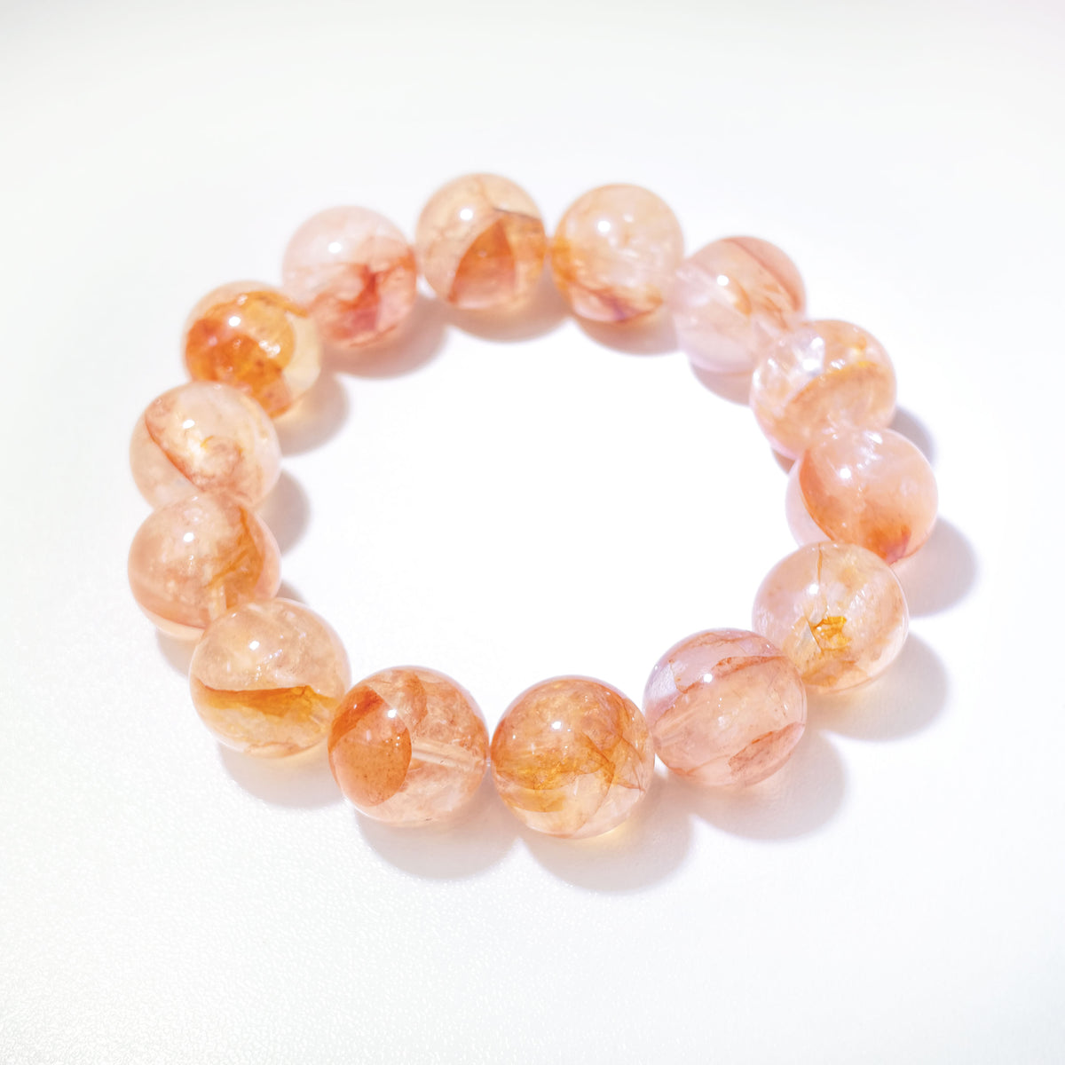 Natural Red Flower Agate Crystal Bracelet – Growth, Joy & Harmony Inspired by Eastern Wisdom
