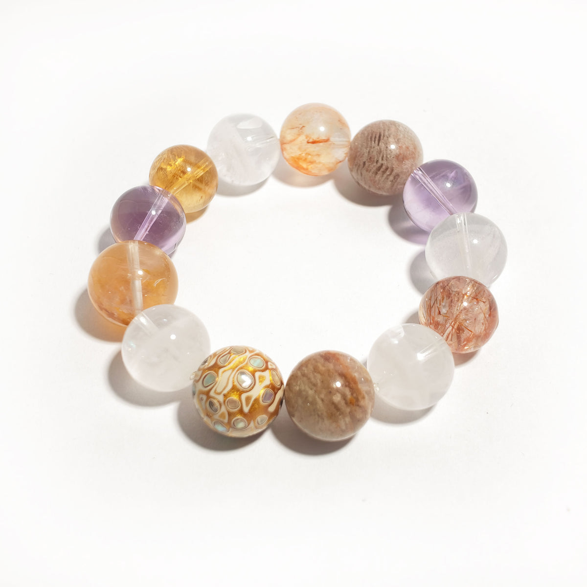 Natural Multi-Gem Crystal Bracelet | Creativity, Harmony & Positive Energy | Inspired by Eastern Wisdom