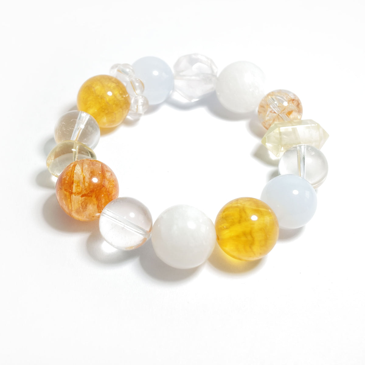 Natural Fortune Gathering Multi-Gemstone Bracelet | Abundance, Harmony & Positive Energy | Inspired by Eastern Wisdom