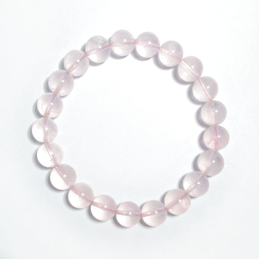 Natural Rose Quartz Bracelet | Love, Self Care & Harmony | Inspired by Eastern Wisdom
