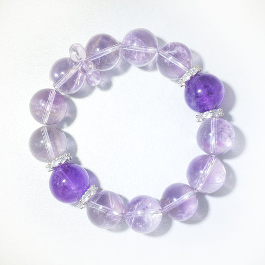 Natural Amethyst Bracelet | Intuition & Inner Peace | Inspired by Eastern Wisdom