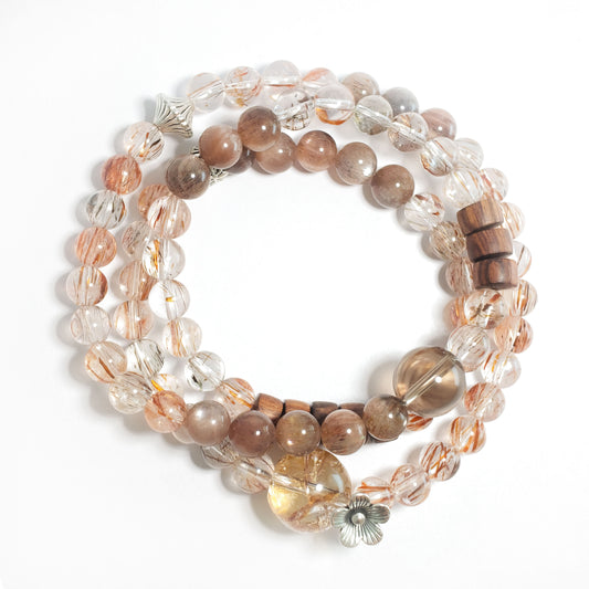 Natural Multi-Gemstone Bracelet | Confidence, Abundance & Balance | Inspired by Eastern Wisdom
