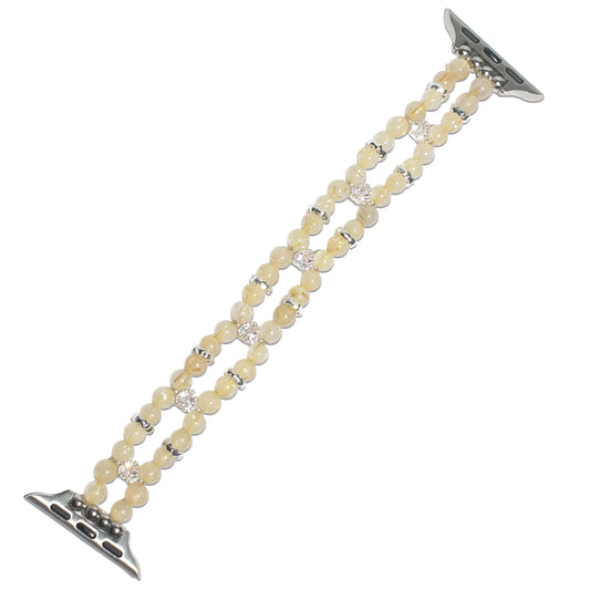Natural Citrine Crystal Apple Watch Band | Abundance, Confidence & Positive Energy | Inspired by Eastern Wisdom