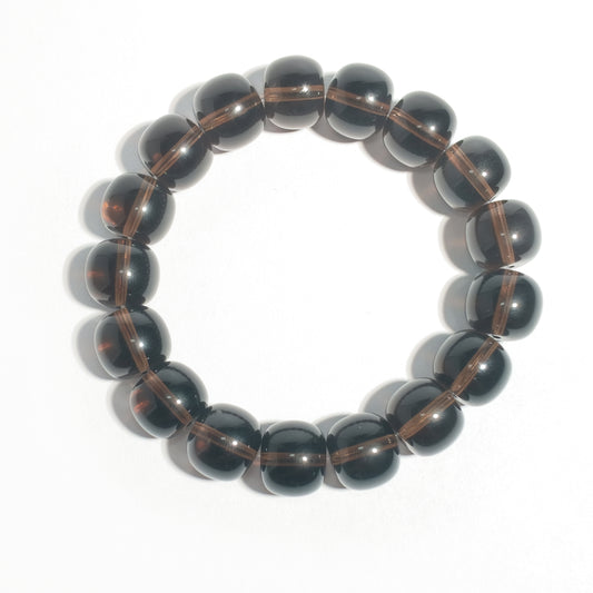 Natural Smoky Quartz Bracelet | Grounding, Protection & Inner Calm | Inspired by Eastern Wisdom