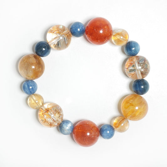 Natural Multi-Gemstone Bracelet | Confidence, Harmony & Positive Energy | Inspired by Eastern Wisdom