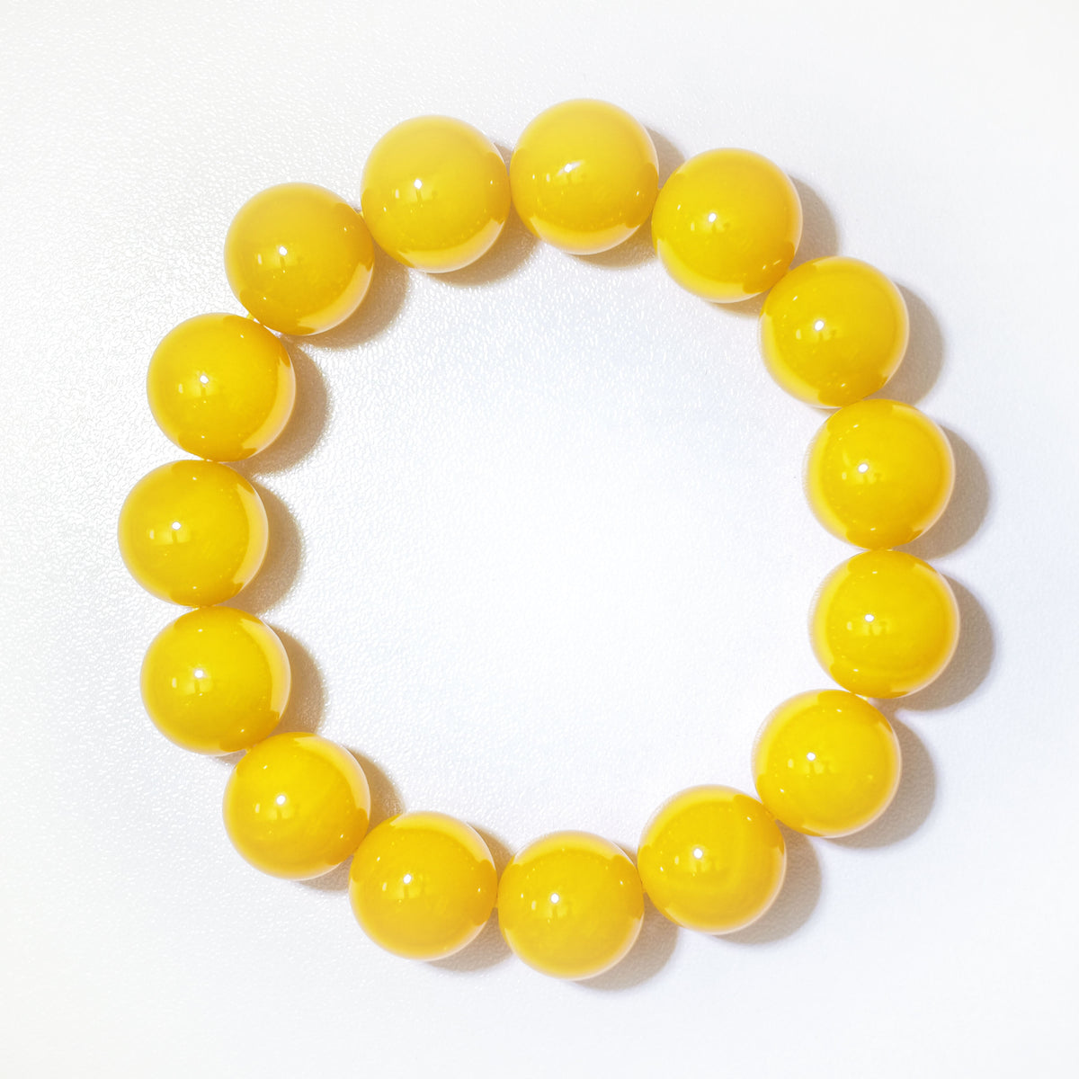 Natural Yellow Chalcedony Crystal Bracelet – Confidence, Joy & Positive Energy Inspired by Eastern Wisdom
