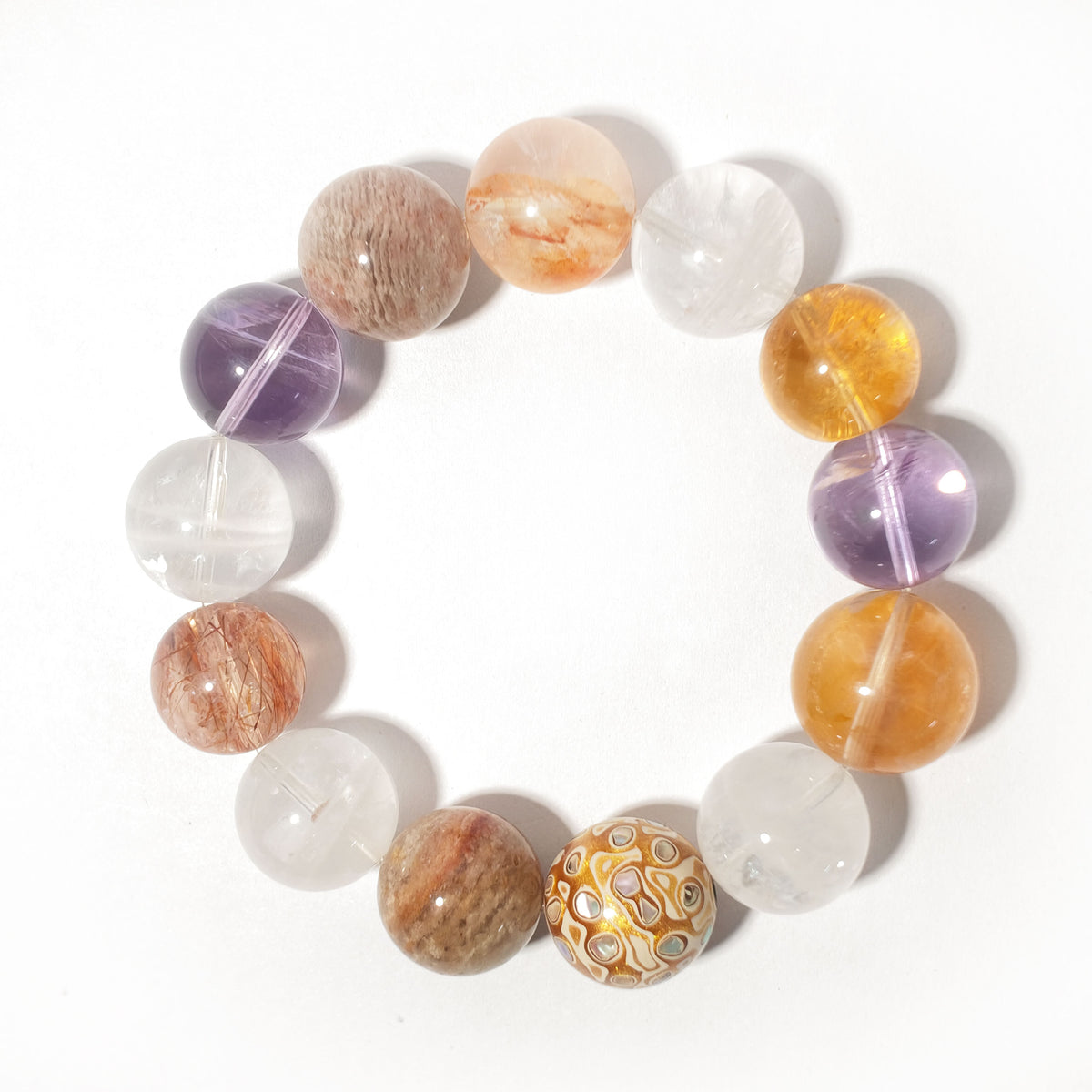 Natural Multi-Gem Crystal Bracelet | Creativity, Harmony & Positive Energy | Inspired by Eastern Wisdom