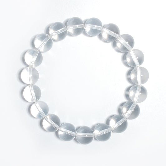 Natural Clear Quartz Bracelet | Clarity, Balance & Positive Intention | Inspired by Eastern Wisdom