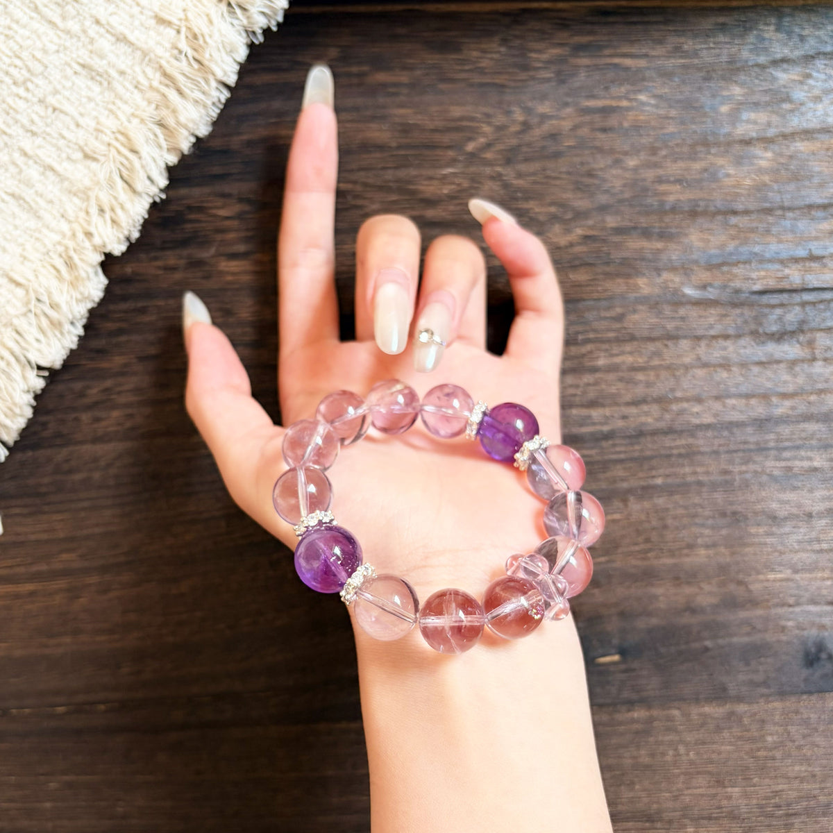 Natural Amethyst Bracelet | Intuition & Inner Peace | Inspired by Eastern Wisdom