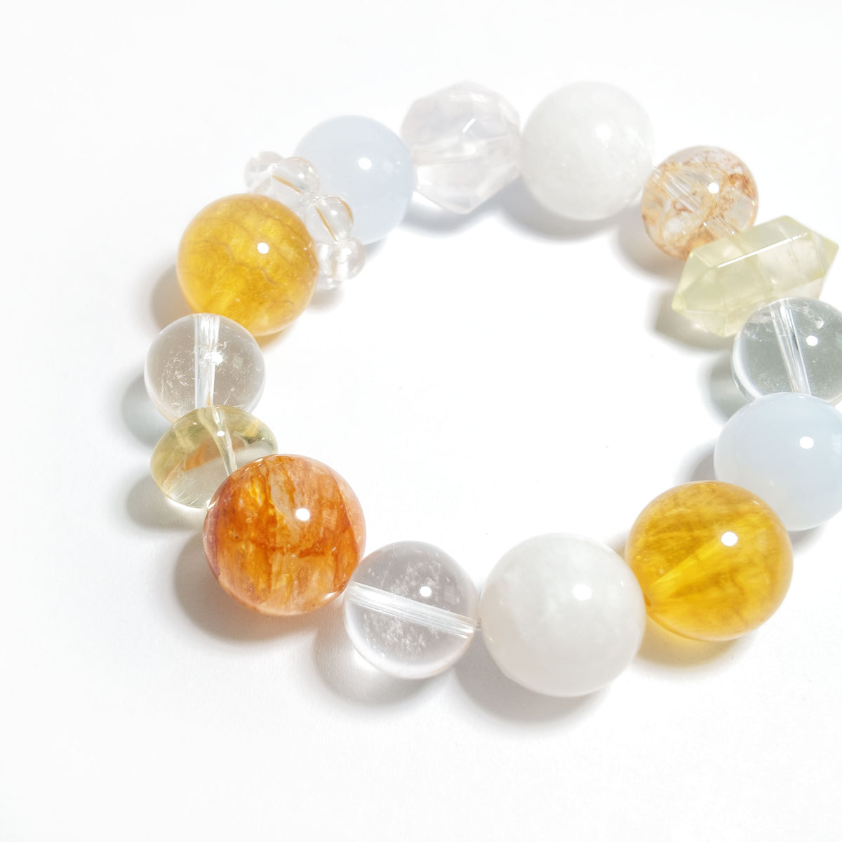 Natural Fortune Gathering Multi-Gemstone Bracelet | Abundance, Harmony & Positive Energy | Inspired by Eastern Wisdom