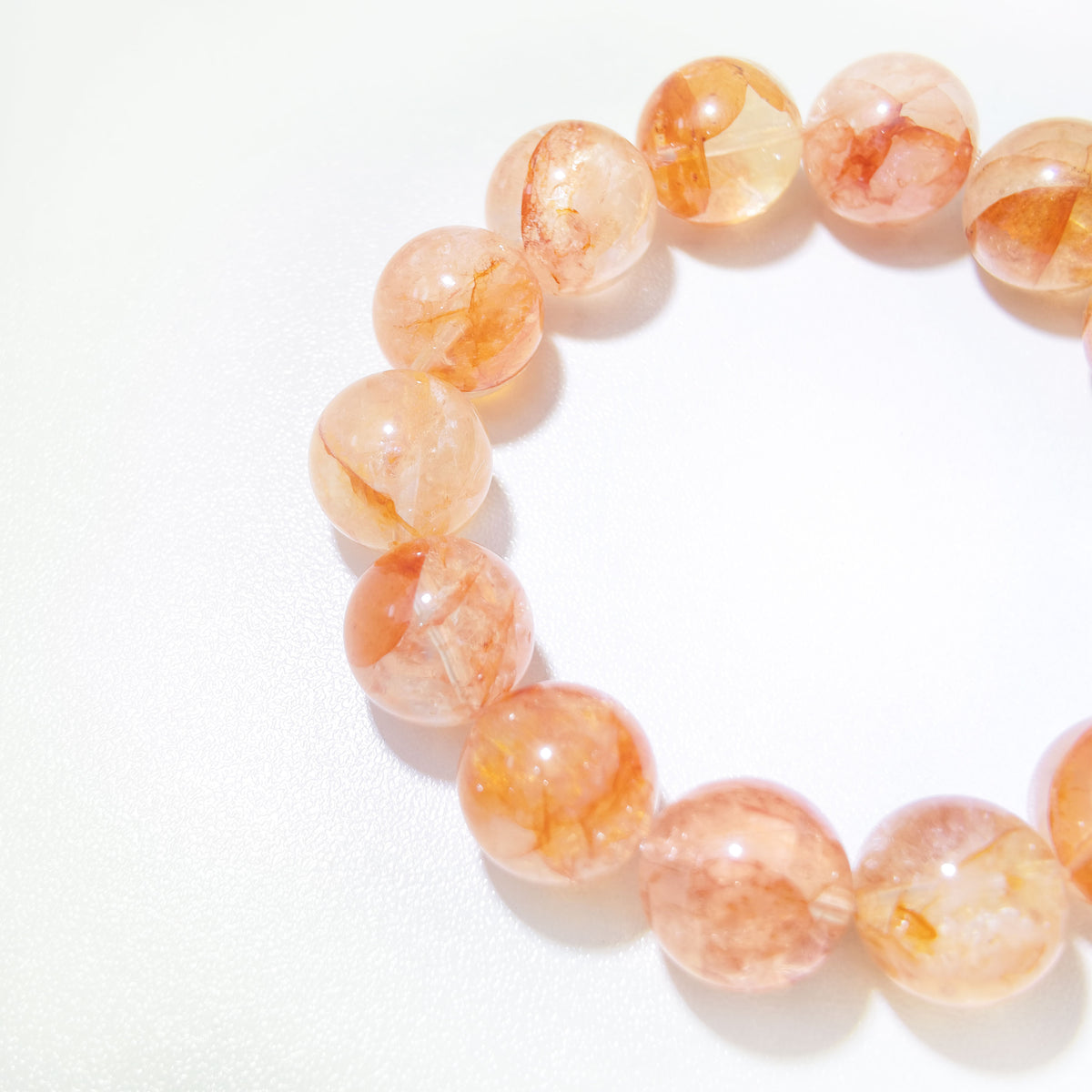 Natural Red Flower Agate Crystal Bracelet – Growth, Joy & Harmony Inspired by Eastern Wisdom