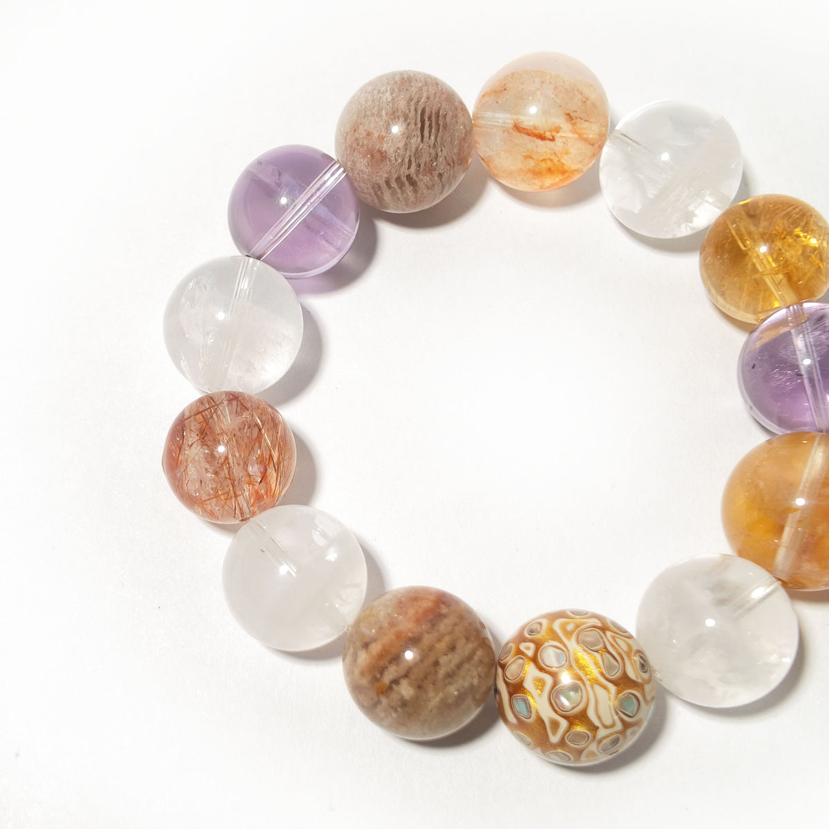 Natural Multi-Gem Crystal Bracelet | Creativity, Harmony & Positive Energy | Inspired by Eastern Wisdom