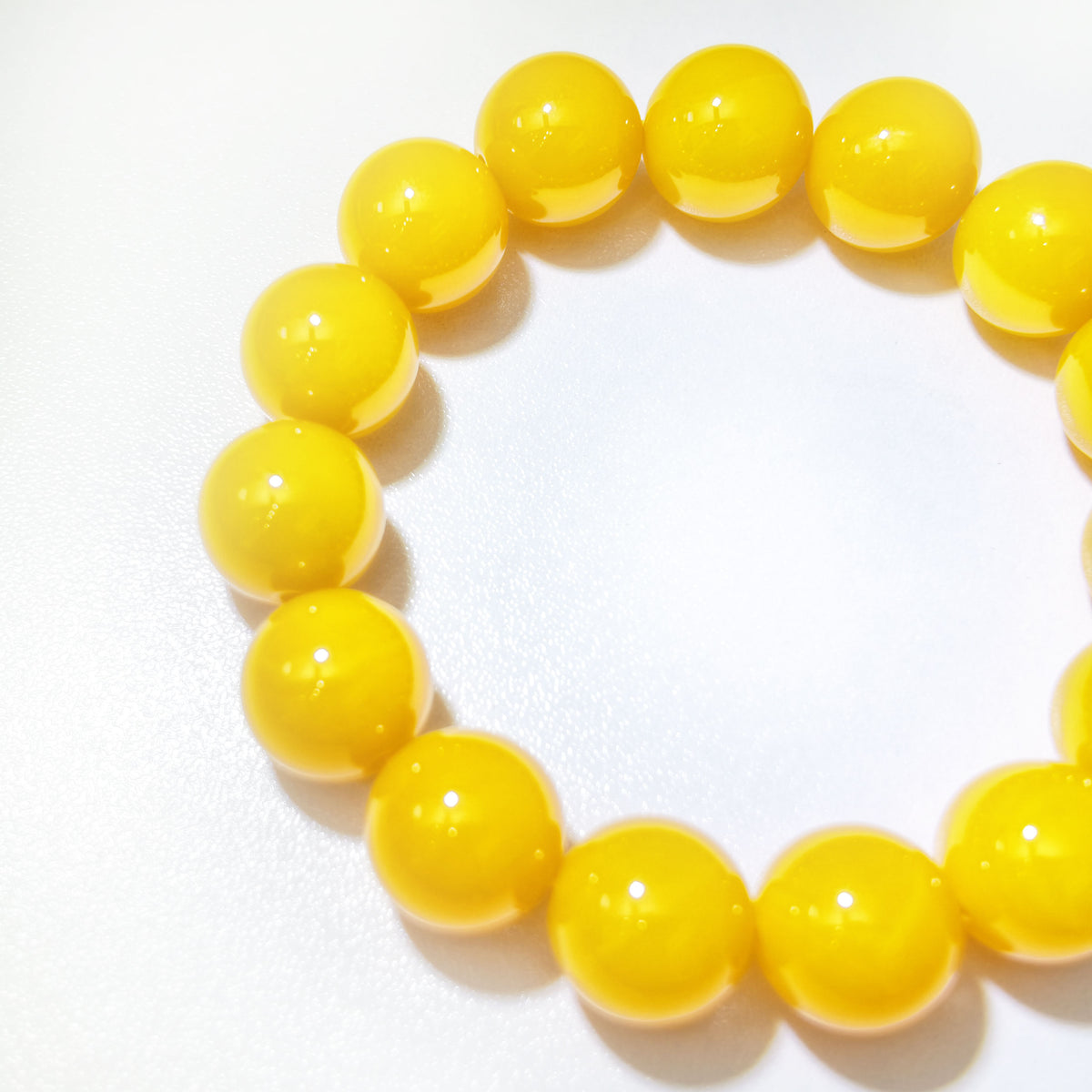 Natural Yellow Chalcedony Crystal Bracelet – Confidence, Joy & Positive Energy Inspired by Eastern Wisdom